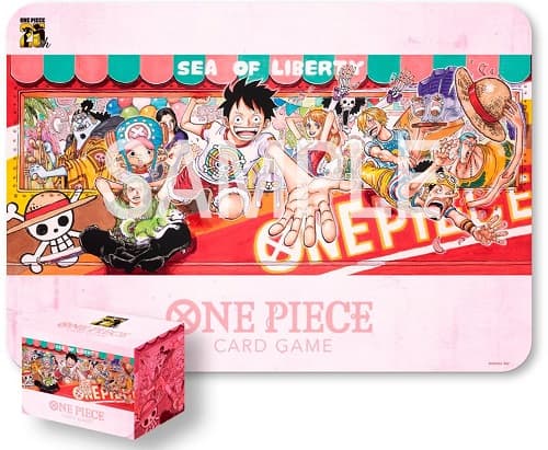 One Piece Card Game: 25th Edition - Playmat and Card Case Set