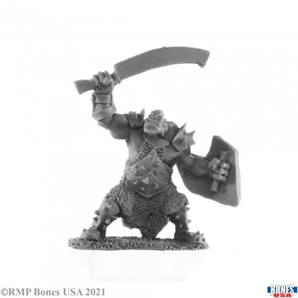 Reaper Bones USA Reaper Legends: Orc Marauder - Plastic Miniature