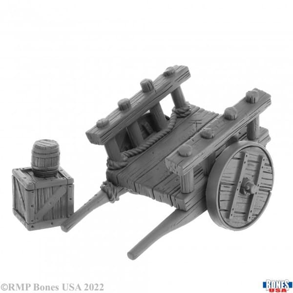 Reaper Bones USA Reaper Legends: Cart - Plastic Miniature