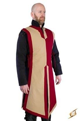 Basic Tabard - Dark Red/Dark Beige - Epic Armoury - Small/Medium - Live Rollespil