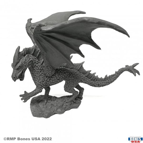 Reaper Bones USA Reaper Legends: Young Ice Dragon - Plastic Miniature