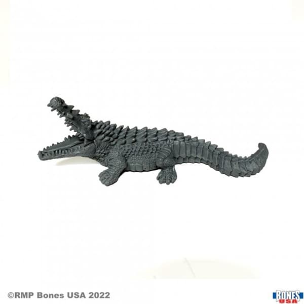 Reaper Bones USA Reaper Legends: Dire Crocodile - Plastic Miniature