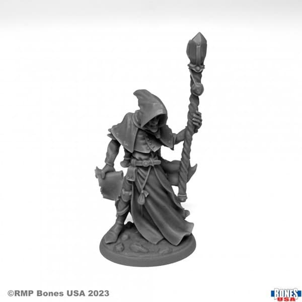 Reaper Bones USA Reaper Legends: Satheras, Warlock - Plastic Miniature