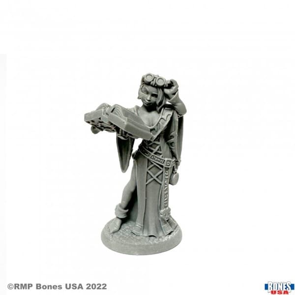 Reaper Bones USA Reaper Legends: Jolie, Adventuring Scribe - Plastic Miniature