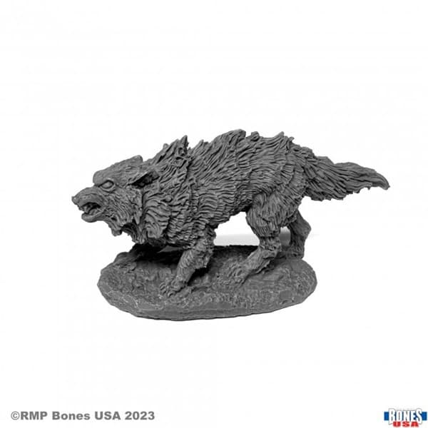 Reaper Bones USA Reaper Legends: Winter Wolf - Plastic Miniature