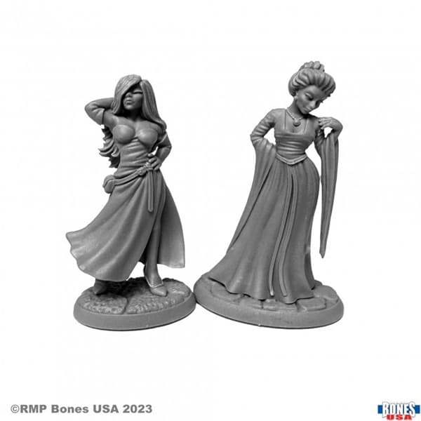 Reaper Bones USA Reaper Legends: Townsfolk: Courtesans (2) - Plastic Miniatures