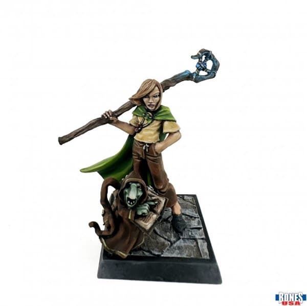 Reaper Bones USA Reaper Legends: Hans, Young Wizard - Plastic Miniature