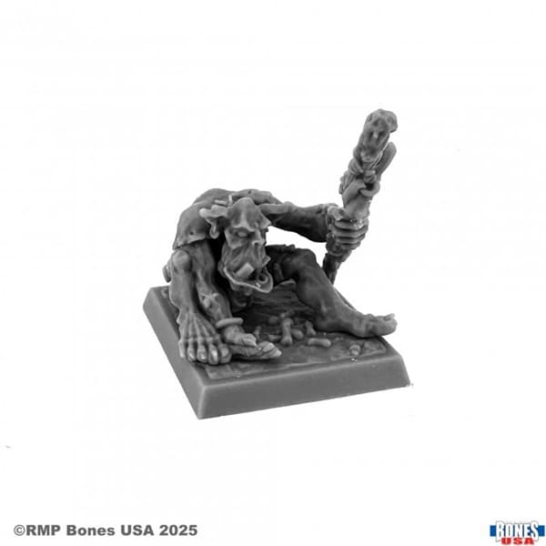 Reaper Bones USA Reaper Legends: Orc Shaman - Plastic Miniature