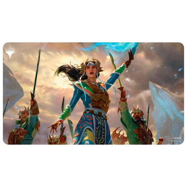 Magic Spillemåtte (Playmat) - Tarkir: Dragonstorm Commander - Eshki, Temur’s Roar (Temur Roar) - Ultra Pro #38833