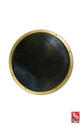 !Ready for Battle Round Shield - Black - Epic Armoury - 50cm - Live Rollespils Skjold
