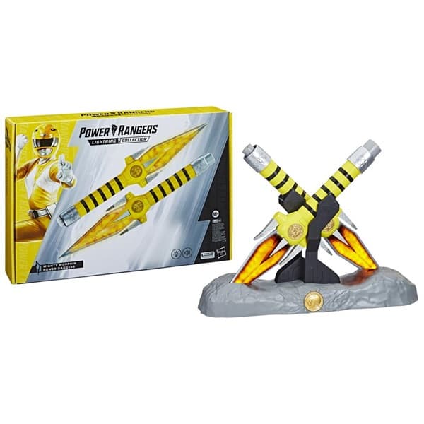Power Rangers - Mighty Morphin Yellow Ranger Power Daggers - Lightning Collection