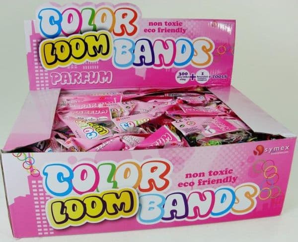 Loom Bands (Bandz) - 300 Colour Loom Bands Kit-Perfumed Elastik - Fun Party Rubber *Crazy tilbud*