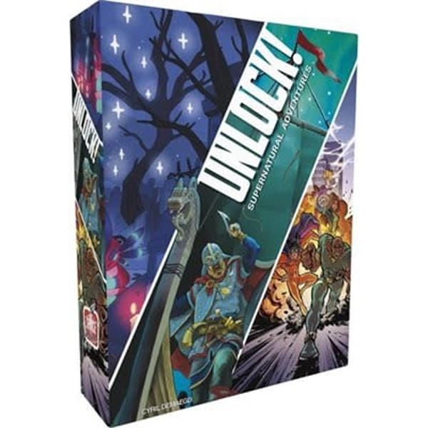 Unlock! 12: Supernatural Adventures (Engelsk) - Cooperative Escape Room Puzzle Card Game