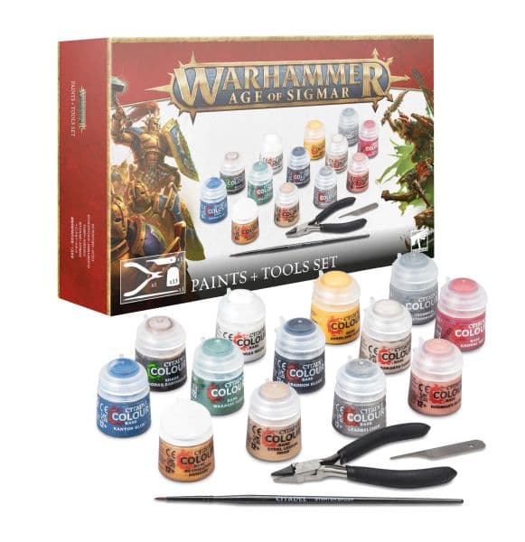 Citadel Warhammer: Age of Sigmar - Paints + Tools Set (2024) - 57170299004