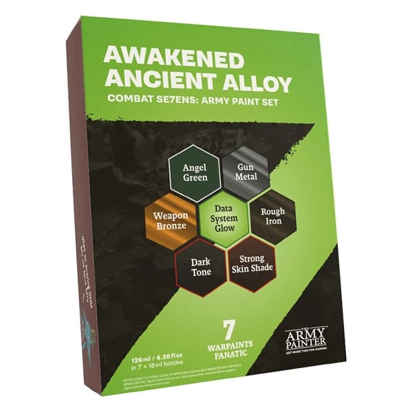 Army Painter - Warpaints Fanatic: Awakened Ancient Alloy Combat Se7ens Army Paint Set - WP8121P