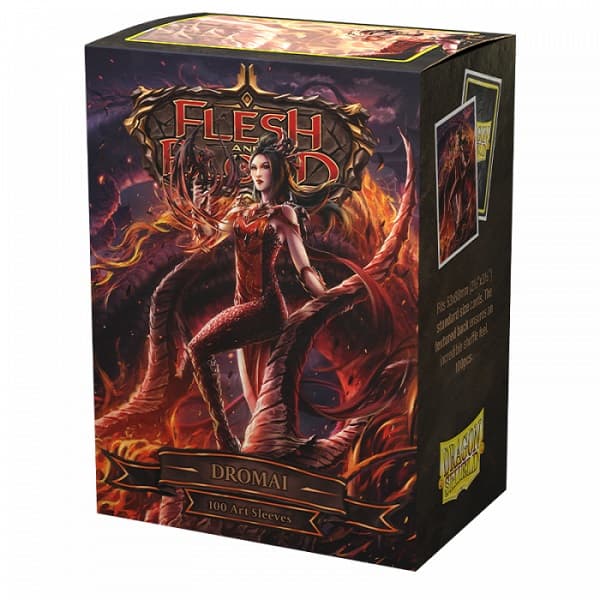 Dragon Shield Deck Protectors - Matte Art Sleeves: Flesh and Blood Uprising: Dromai - 100 lommer - Dragonshield - Sleeves #AT-16050