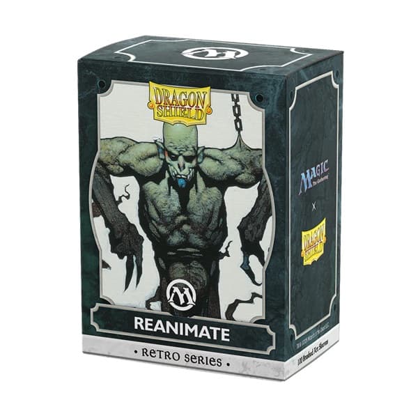 Dragon Shield Deck Protectors - Brushed Art Sleeves: Magic: The Gathering - Retro Series: Reanimate - 100 lommer - Dragonshield - Sleeves #AT-16533