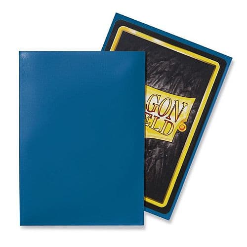 Dragon Shield Deck Protectors - Classic: Blue (Blå) - 100 lommer - Dragonshield - Sleeves #AT-10003