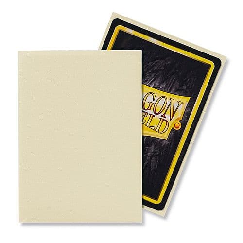 Dragon Shield Deck Protectors - Matte: Ivory - 100 lommer - Dragonshield - Sleeves #AT-11017