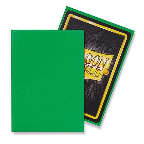 Dragon Shield Deck Protectors - Matte: Apple Green (Grøn) - 100 lommer - Dragonshield - Sleeves #AT-11018