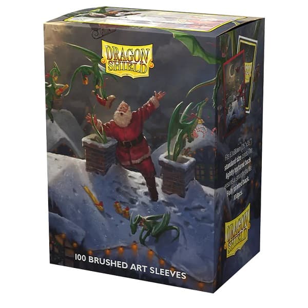 Dragon Shield Deck Protectors - Brushed Art Sleeves: Christmas 2023 - 100 lommer - Dragonshield - Sleeves #AT-12101