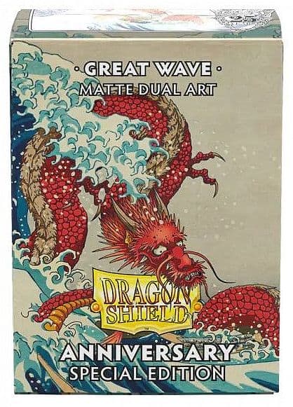 Dragon Shield Deck Protectors - Matte Dual Art: Great Wave (Anniversary Special Edition) - 100 lommer - Dragonshield - Sleeves #AT-12117