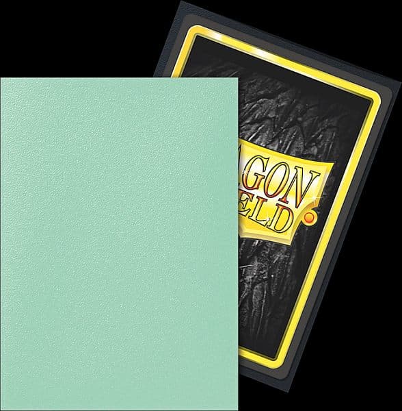 Dragon Shield Deck Protectors - Matte Dual: Eucalyptus - 100 lommer - Dragonshield - Sleeves #AT-15049