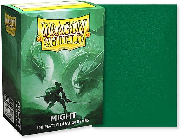 Dragon Shield Deck Protectors - Matte Dual: Might - 100 lommer - Dragonshield - Sleeves #AT-15058