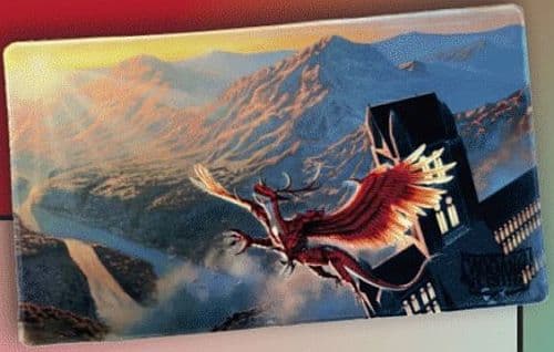 Spillemåtte (Playmat) - Dragon Shield: Crimson - Logi #AT-21521-LIM *Limited Edition*