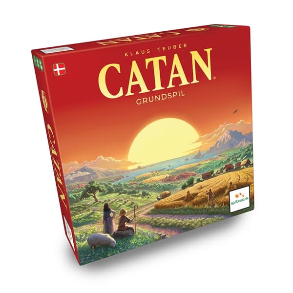 Catan - Grundspil (Dansk 6th Edition, Opdateret 2017) (Settlers)