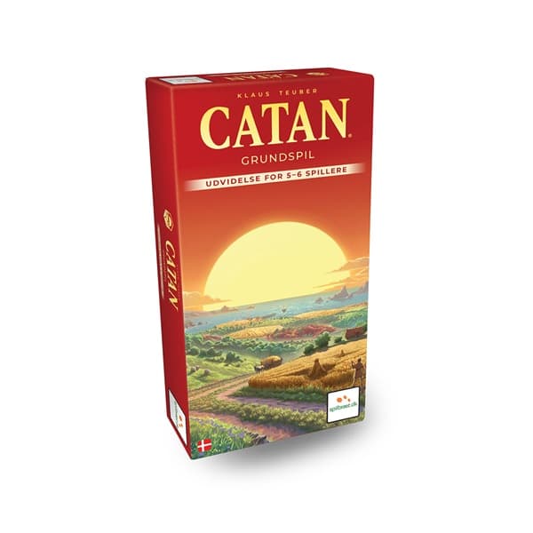 Catan: 5-6 Spillere - Expansion/Udvidelse (Dansk 6th Edition, Opdateret 2017) (Settlers)