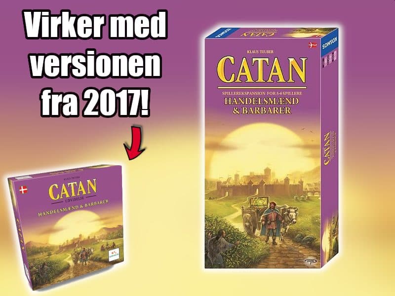 !SUPER TILBUD Catan: Handelsmænd & Barbarer: 5-6 Spillere - Expansion/Udvidelse (Dansk 5th Edition, MDG109D) (Settlers)