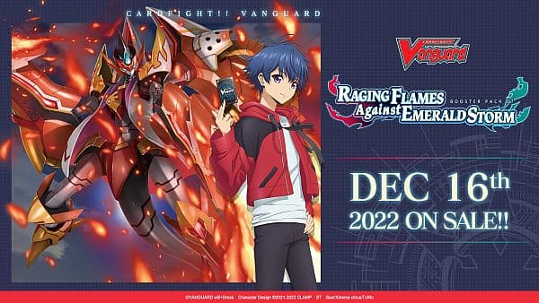 Cardfight!! Vanguard CCG D will+Dress Set 07: Raging Flames Against Emerald Storm Booster Pack - Engelsk