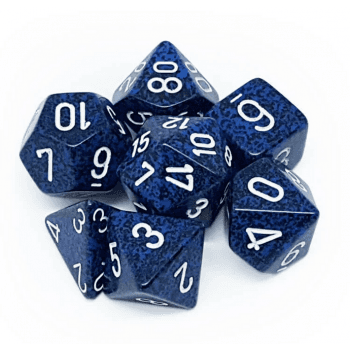 Dice - Terningesæt - 7 terninger - Speckled Polyhedral - Stealth
