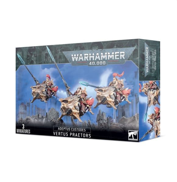Adeptus Custodes - Vertus Praetors / Shield-Captain on Dawneagle Jetbike - 99120108078