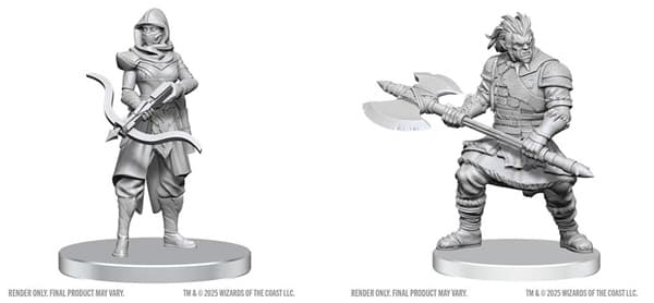 D&D Dungeons & Dragons - Nolzur's Marvelous Miniatures: Assassin & Berserker #WZK90809