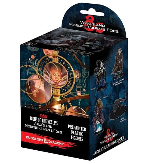 D&D - Fantasy Miniatures Set 13 - Icons of the Realms: Volo's & Mordenkainen's Foes - Booster Pack (4 Figurer)