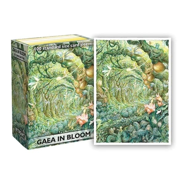 Dragon Shield Deck Protectors - Matte Art Sleeves: Gaea In Bloom (Omar Rayyan) - 100 lommer - Dragonshield - Sleeves