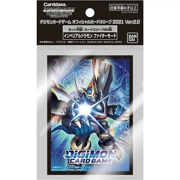 60 lommer! Digimon Card Game - Imperialdramon Fighter Mode - Deck Protector Sleeves