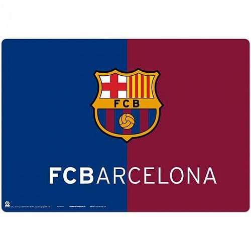 ! Super Udsalg Desk Mat/Hård Bordmåtte/Bordskåner - FC Barcelona - 34,5x49,5 cm