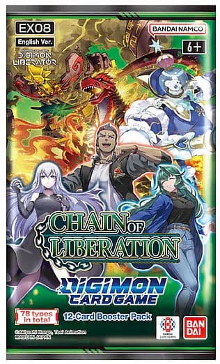 Digimon Card Game - EX08: Chain Of Liberation - Booster Pack
