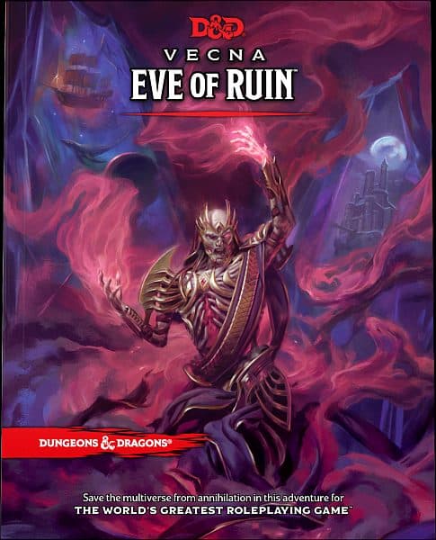 D&D 5.0/5e - Vecna: Eve of Ruin (Standard Edition/Cover Adventure)