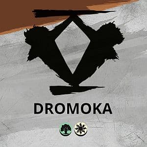 Dragons of Tarkir Prerelease Pack (Pre-Release Box): Dromoka - 6 Boosters + Promo & Spindown Terning
