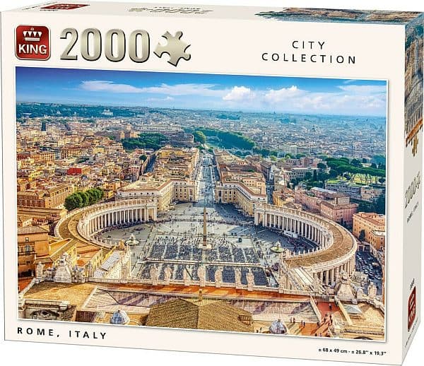 Puzzle - City Collection: Vatican City, Rome, Italy (2000 pieces)