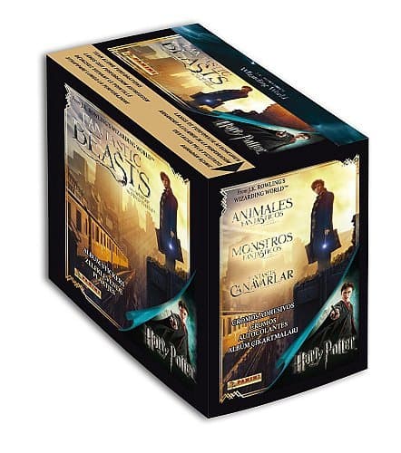 ! SUPER TILBUD Fantastic Beasts (Harry Potter) Stickers (Klistermærker) - Booster Display med 50 Pakker