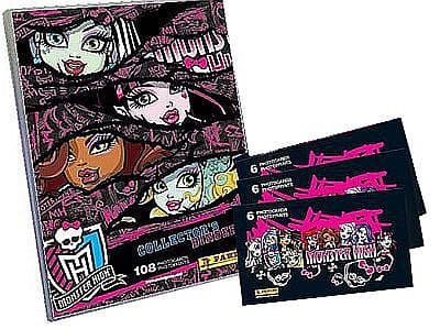 ! SUPER TILBUD Monster High v2 - Photocard Startersæt (Mappe + 3 Booster Packs)