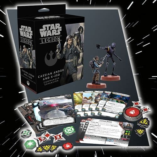 Star Wars: Legion - Commander Expansion: Rebel Alliance - Cassian Andor and K-2SO