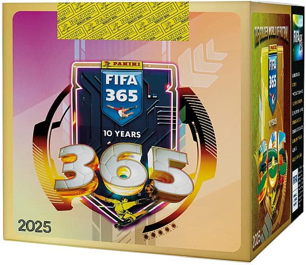 Panini Fodbold-Stickers/Klistermærker: FIFA 365 2025 - Booster Display - 1 Box med 50 Pakker