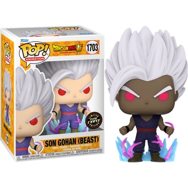 Funko Pop: Dragon Ball Super: Super Hero - Son Gohan (Beast) (Chase Ver.) #1703 - Animation Vinyl Figure 9cm