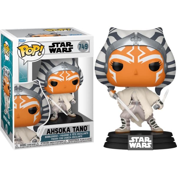 Funko Pop: Star Wars - Ahsoka - Ahsoka Tano with Lightsabers #749 - Vinyl Figure 9cm